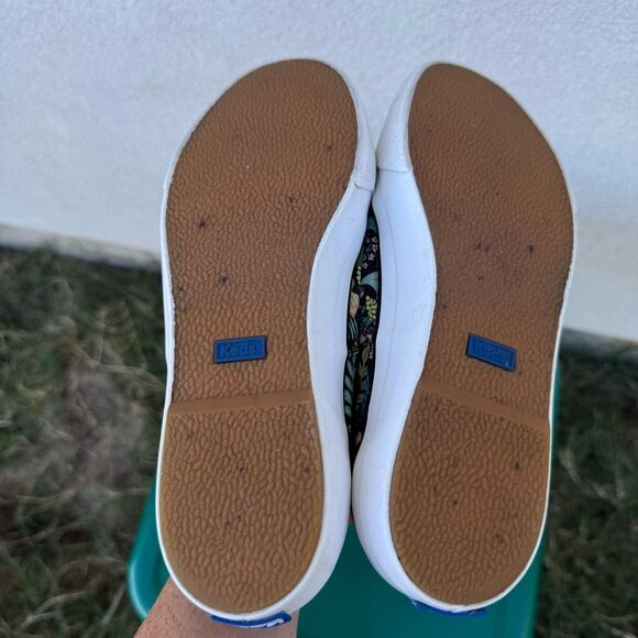 Keds X Rifle Paper Co. Lace Up Anchor Sneakers Lourdes Floral Print Size 7 - Picture 6 of 10